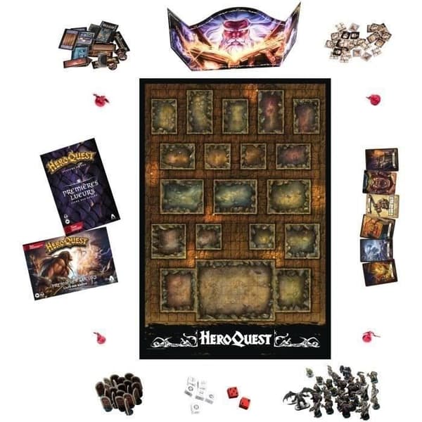 Heroquest Spelsystem Första Ljus, brädspel, Avalon Hill