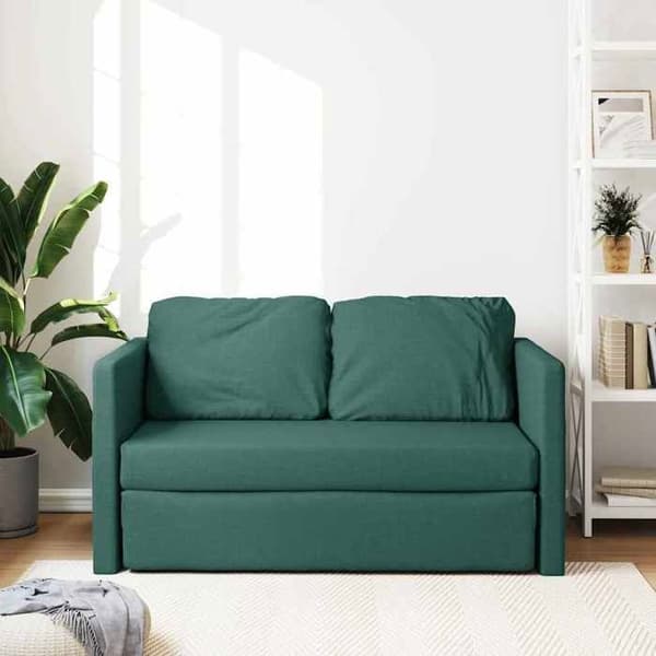 vidaXL 2-i-1 Soffa Säng, Dagbädd med Polstrade Kuddar, Vikbar Gästsäng Vardagsrum Sovrum, 353968