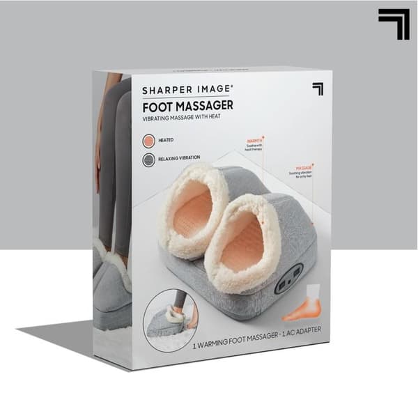 Masseur Sharper Image Fotmassageapparat Grå