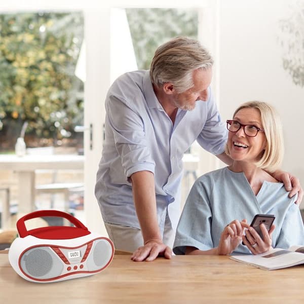 CD-spelare Cherry med FM-radio och USB-port