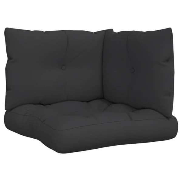 Pallomslag set om 3 svart tyg