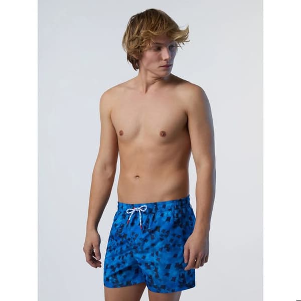 Shorts med tryck i Repreve-tyg North Sails Basic Volley