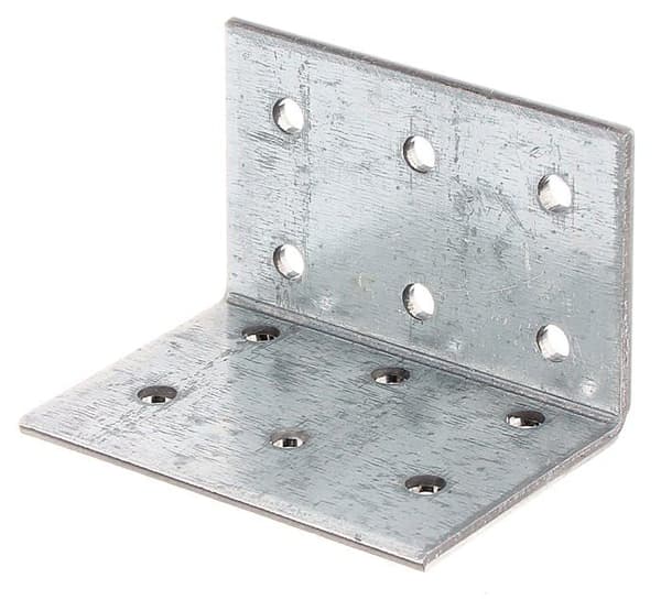 Alberts - 341930 - Perforerade plåthörnkopplingar av trä i CC-förpackning, Silver