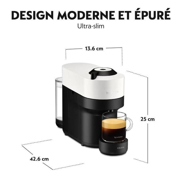 Nespresso Krups, Kapselmaskin, Vertuo POP Vit YY4889FD