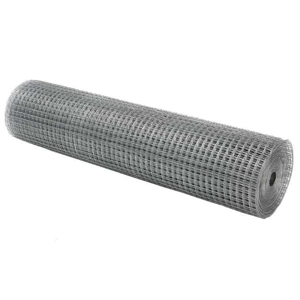 vidaXL Stängsel i svetsad tråd Silver 42004873
