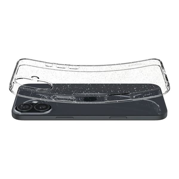 Spigen Liquid Crystal Glitter-fodral för iPhone 16 Plus - Crystal Quartz