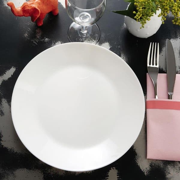 Djupa tallrikar - Arcopal - Zelie - Opalglas - Extra slitstarkt - Vitt - 20 cm