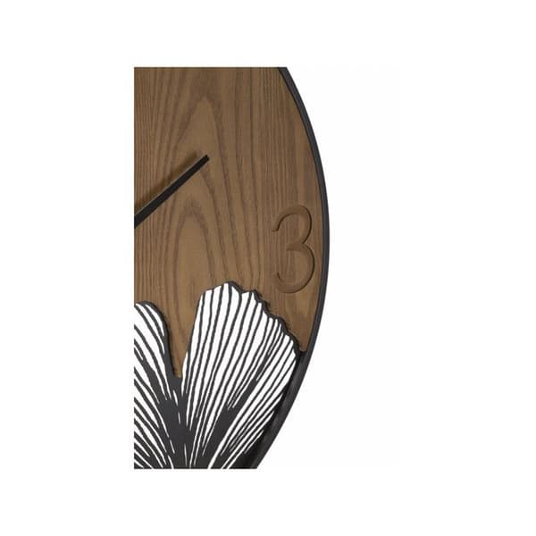 Väggklocka analog Mauro Ferretti Super Wood/Leaf
