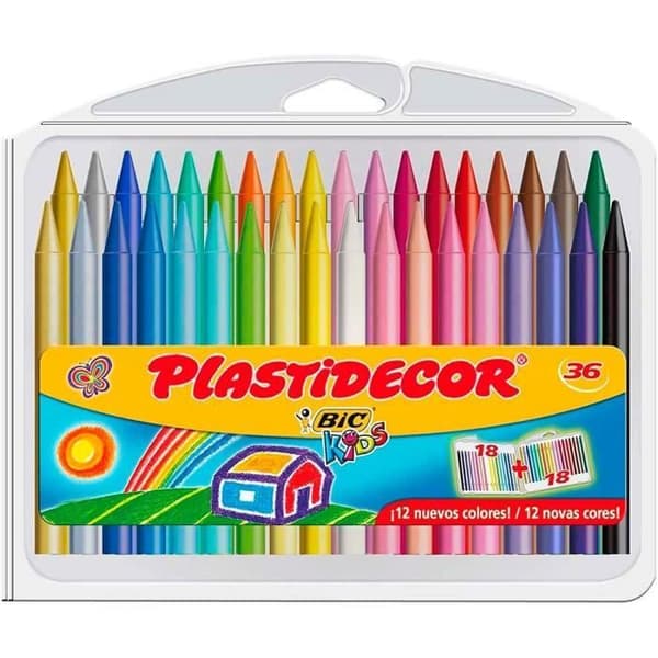 Bic 882337 Set med 36 färgkritor