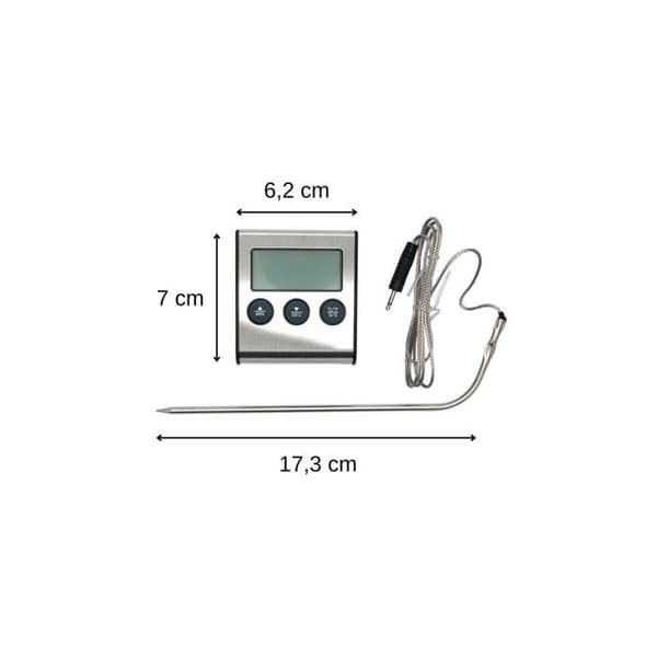 Digital matlagningstermometer med sond Fackelmann