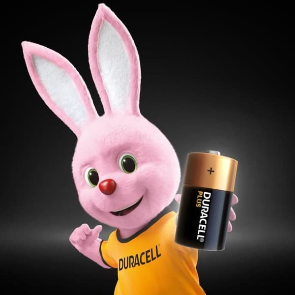 Duracell Plus C alkaliska batterier, 1,5V LR14 MN1400, 4-pack