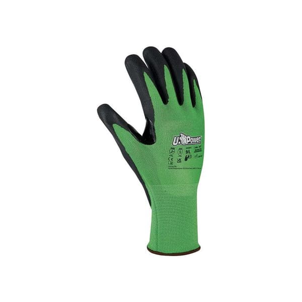 Skyddshandskar U-Power Kalix (x12) - Grön - 8