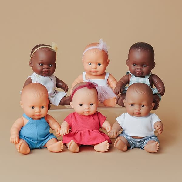 Docka Baby Kaukasiska 21cm Mina Vänner & Jag
