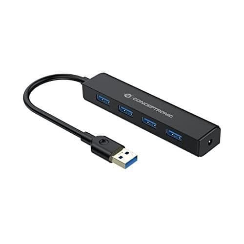 USB-hub - CONCEPTRONIC - C4PUSB3 - USB 3.2 Gen 1 - 5000 Mbit/s - 2 portar