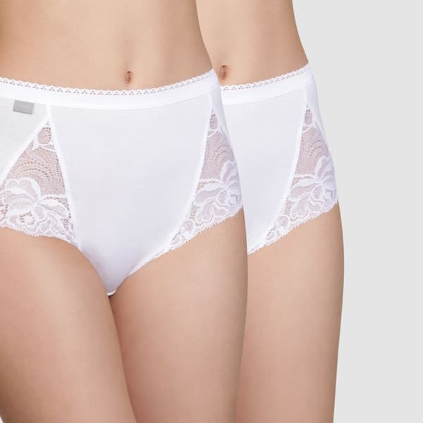 Midikjolar i COTTON OCH SPETS, set om 2