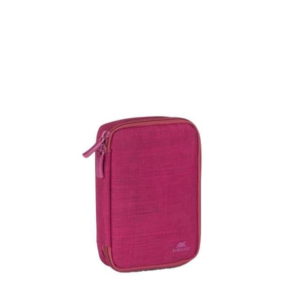 Stötsäker Fodral - RIVACASE - 563 - Polyester - Röd - 2 Fack