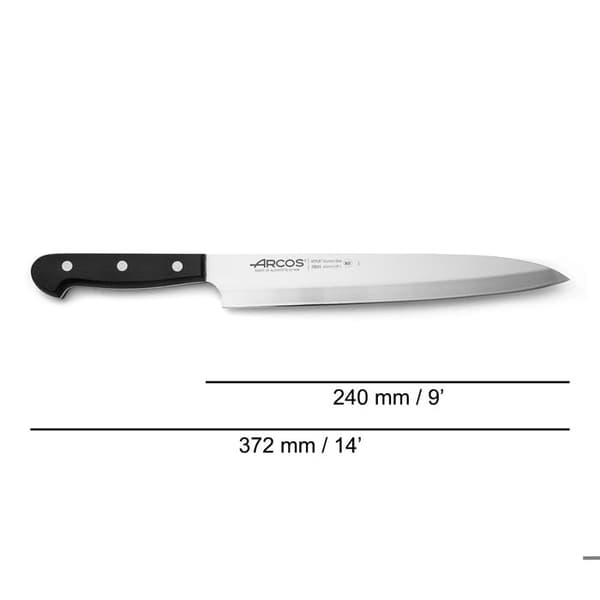 Sashimikniv - ARCOS - Nitrium - Blad 180 mm - Rostfritt stål - Exceptionell skärpa