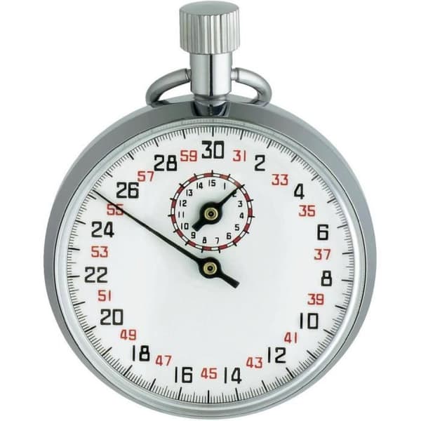 TFA Dostmann 38.1021 Analog mekanisk klocka silver - multisport