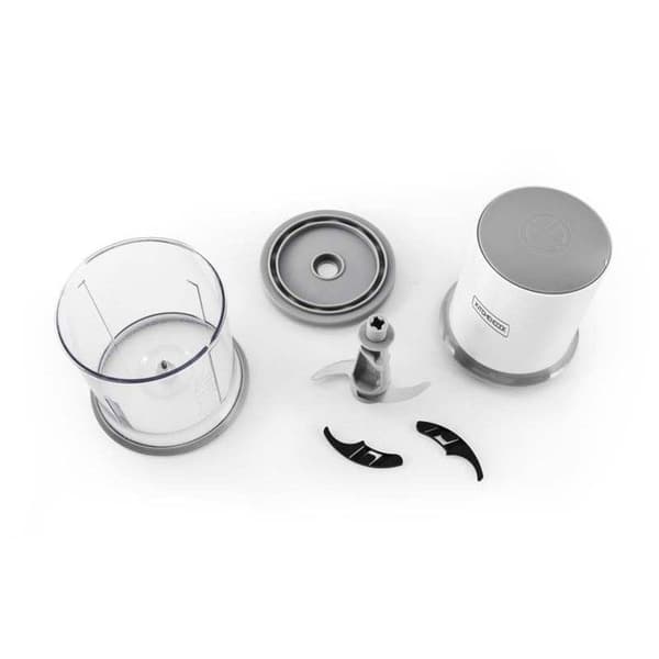 Kitchencook Mixpod400 Mini elektrisk hackare med blad i rostfritt stål