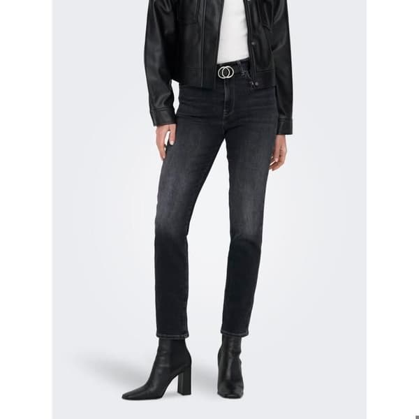 Jeans dam Only Onlemily Icon - tvättad svart