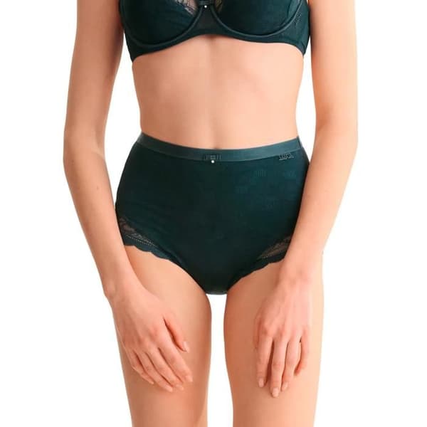 Högmidjade trosor dam Lisca Evelyn - grön