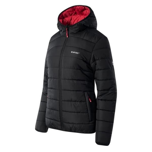 Doudoune dam Hi-Tec Halden - svart/salsa