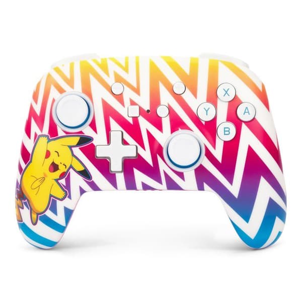 Spelkontroll - POWERA - Förbättrad Pikachu Vibrant - Trådlös - Gul - Nintendo Switch