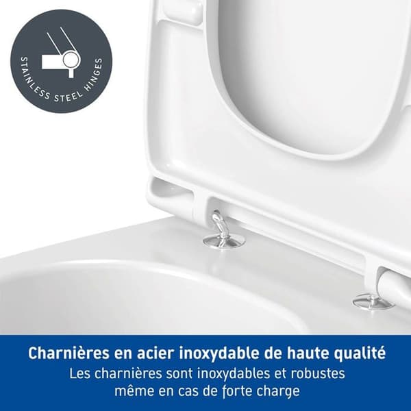 Toalettsits - Duravit - Starck 3 - Vit - Universal - Badrumstillbehör