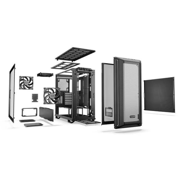 PC-chassi - BE QUIET! - Dark Base 701 - Svart - Midi-Tower - Härdat glas