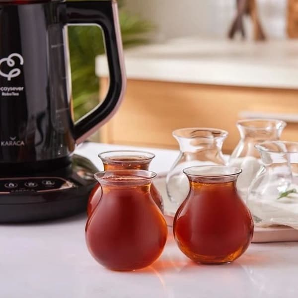 Te-koppar - KARACA - Tatlıcan Refika - 200 ml - 6 stycken - Diskmaskinssäker