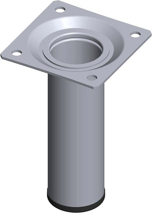 Elementsystem möbelben - 18133-00342 - Stålrörsben L 100 mm 30 mm Krom 4 st