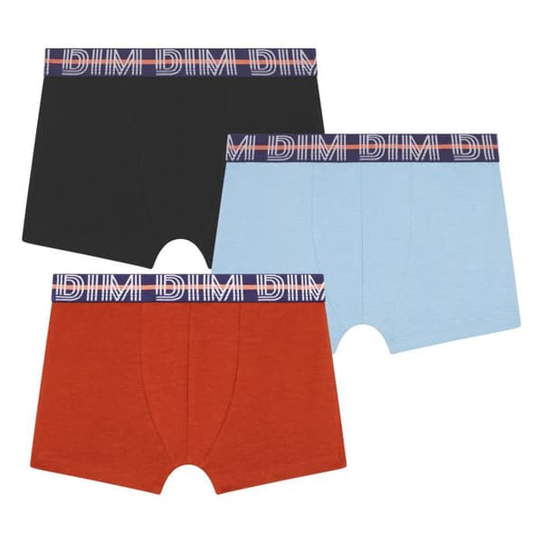 3-pack boxers i ekologisk bomull Dim Ecodim