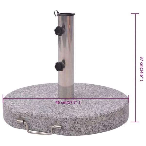 30 kg parasollfot i granit