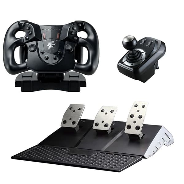 Monza Racing Wheel — Svart spelhjul