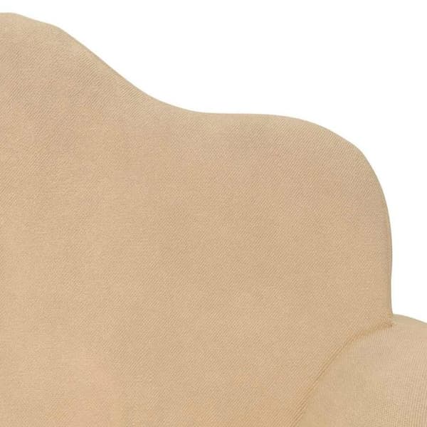 Barnsoffa 2 platser krämig mjuk plysch