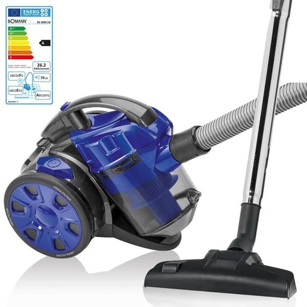 Clatronic BS 1308 Påslös Cyclonic Dammsugare Blå