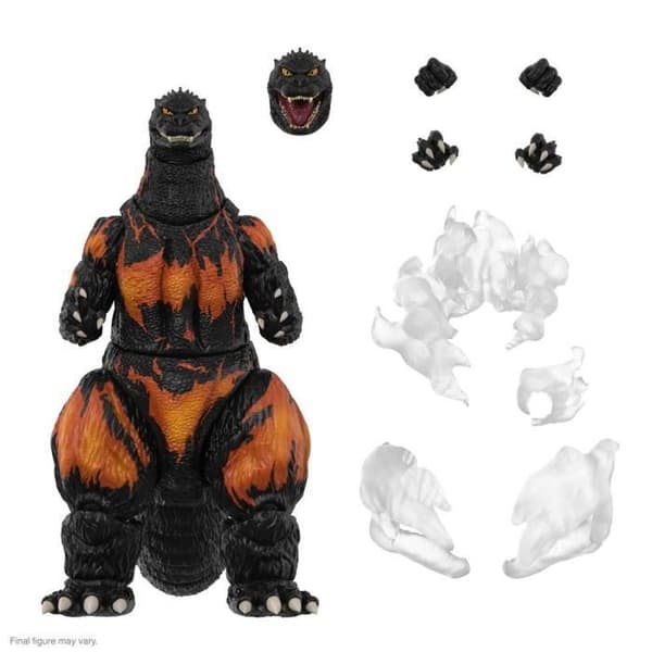 TOHO FIGURINER ULTIMATES BURNING GODZILLA 1995 20 CM SUPER7