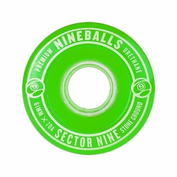 Sector 9 78A Nineballs hjul - grön wp - 61 mm