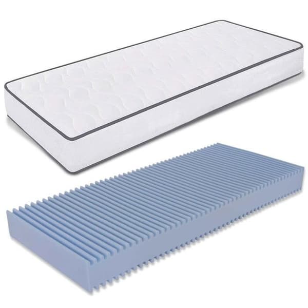 Ailime ortopedisk memory foam madrass - Spring modell - 80 x 190 cm - Bomullsöverdrag