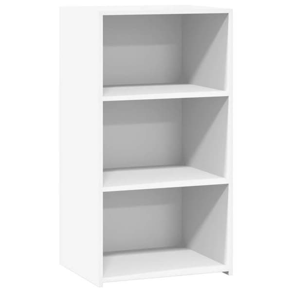 vidaXL Buffé vit 50x41x93 cm ingeniörsmaterial 846362