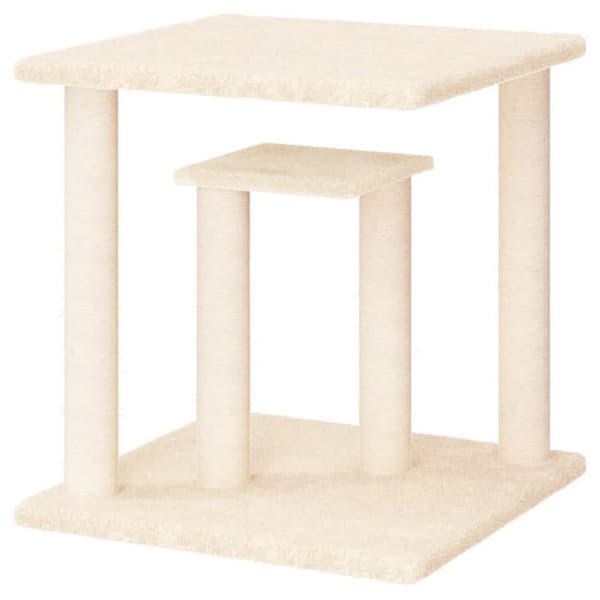 vidaXL Cat Trees with Platforms Cream 50 cm 172043