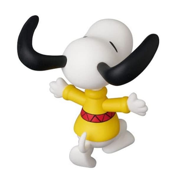 Samlarfigur - Snoopy - Gul tröja - 8 cm - Originaldesign