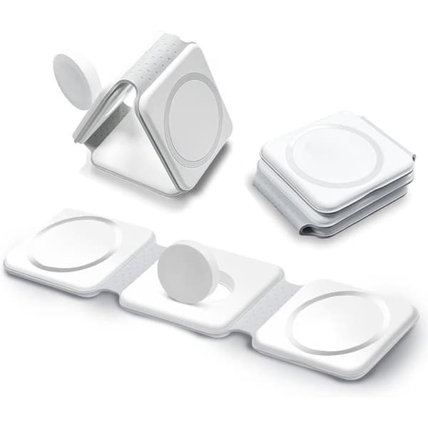 Hd-line Trådlös magnetisk laddare 3 i 1, Fällbar