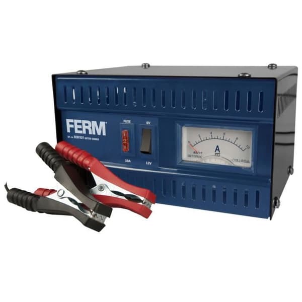 FERM Batteriladdare Metall BCM1021
