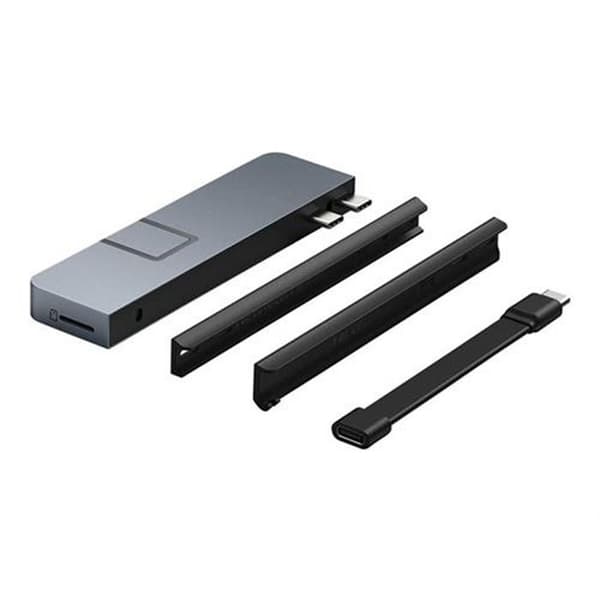USB Hub - HyperDrive - HD575-GRÅ - 7-i-2 - För MacBook Air och Pro - Sideral grå