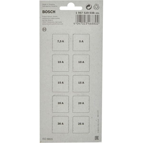 Bosch Mini säkringar plana - 1987529038