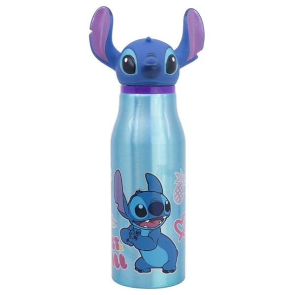 Disney Stitch - Aluminiumflaska med 3D-kork 690 ml