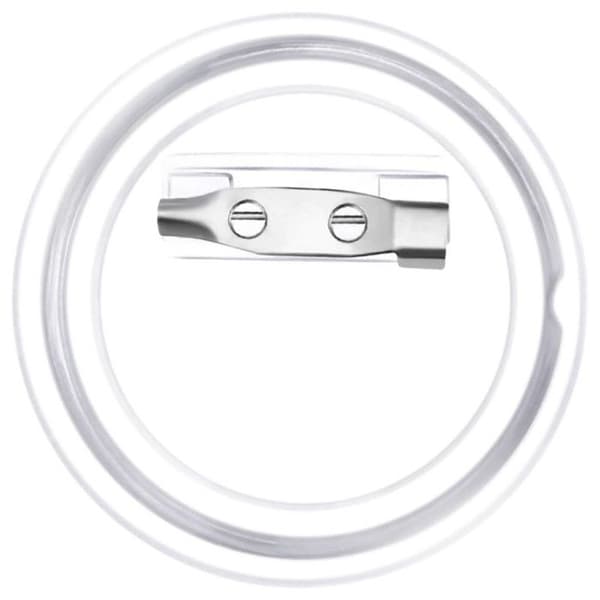 vidaXL Knappnålskit med 100 set Akrilik 37 mm