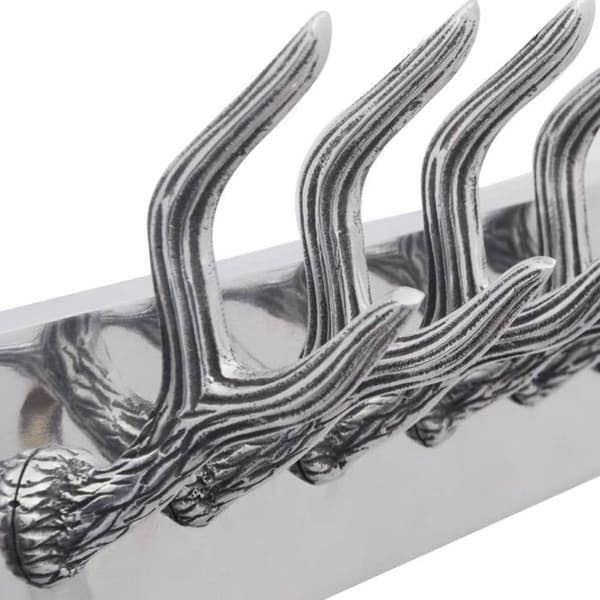 Galge/klädhängare i silver aluminium