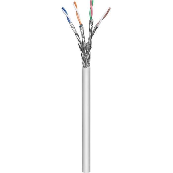 Nätverkskabel - MICRO CONNECT - KAB017-100 - Cat6 - S/FTP - 100 m - Vit
